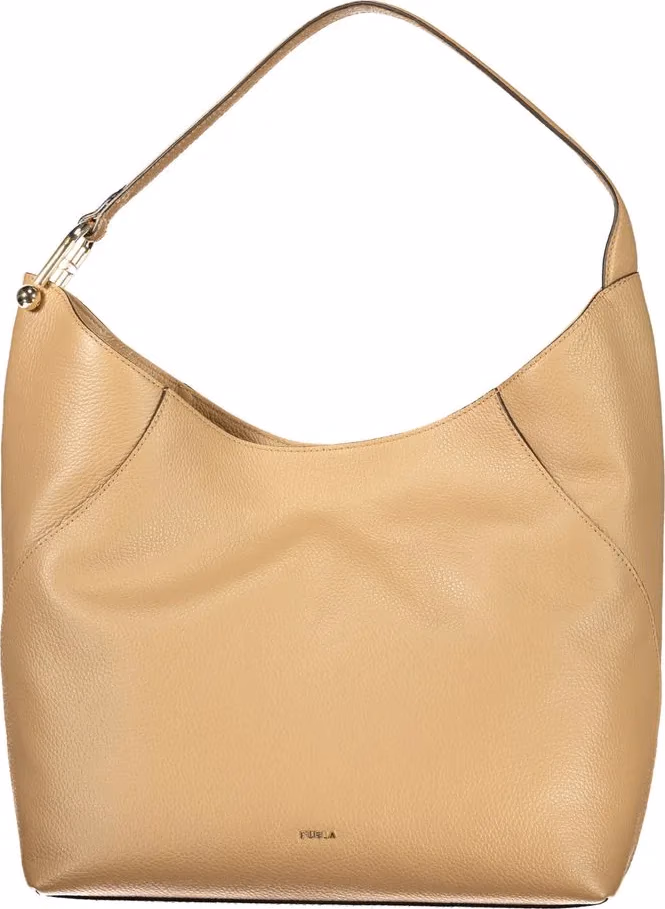 Furla Marrone Leather Women Handbag