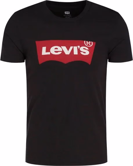 Levi's Black Cotton T-Shirt