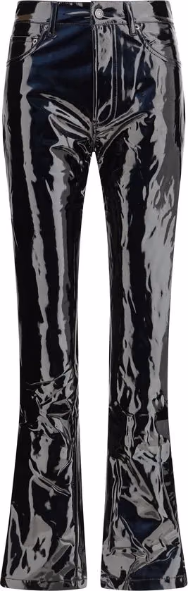 Fiorucci Black Polyethylene Casual Pants