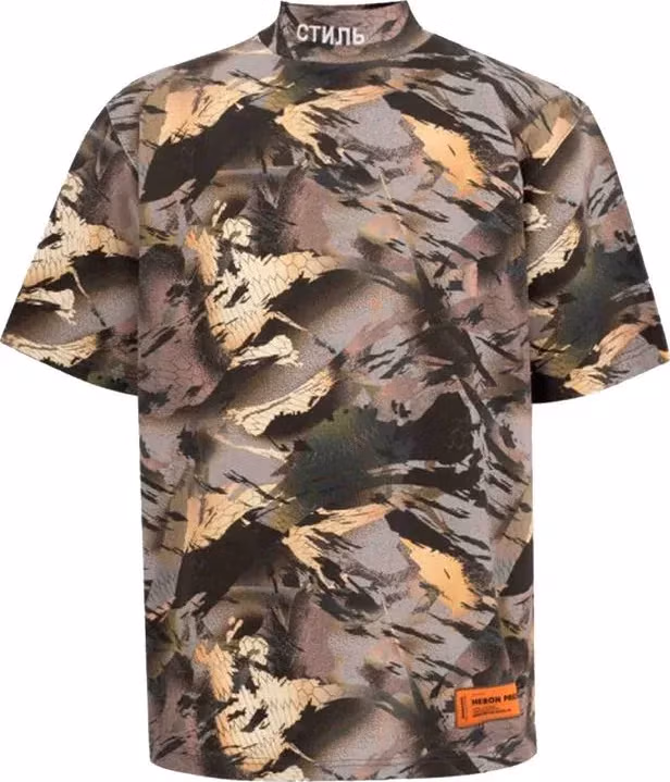 Heron Preston Bicolor Cotton T-Shirt