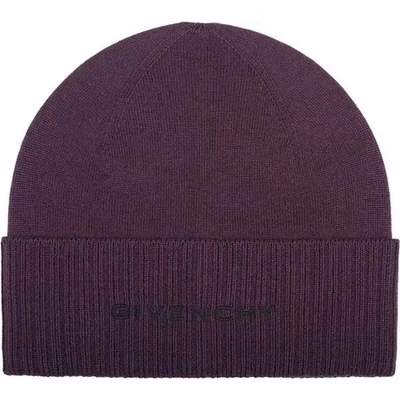 Purple Wool Beanie