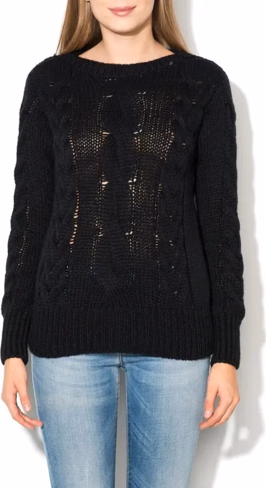 Gas Black Wool Sweatshirt