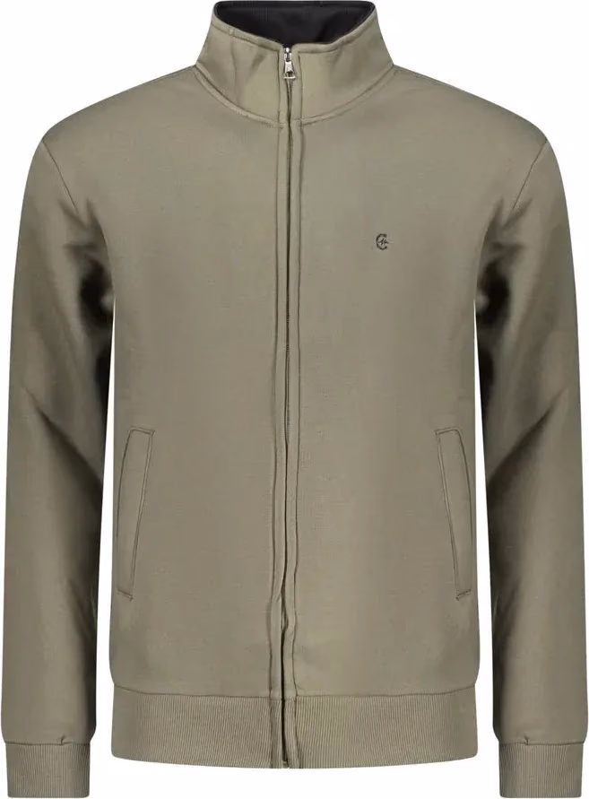 Coveri Moving Verde Cotton Men Sweatshirt