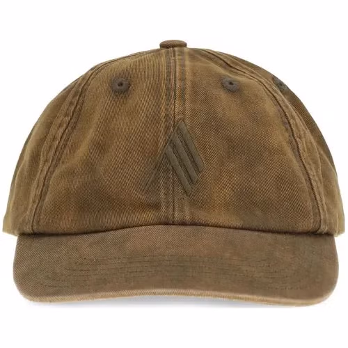 The Attico Brown Cotton Cap (Baseball Hat)