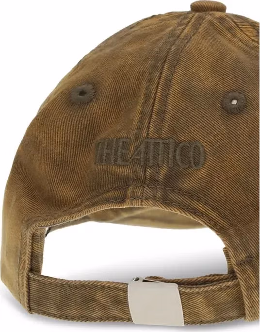 The Attico Brown Cotton Cap (Baseball Hat)