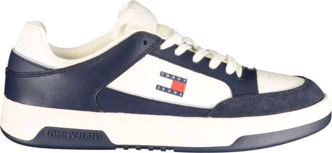Tommy Hilfiger Bianco Polyurethane Men Sneaker