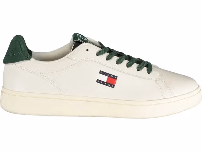 Tommy Hilfiger Bianco Polyurethane Men Sneaker