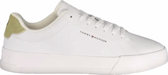 Tommy Hilfiger Bianco Polyurethane Men Sneaker