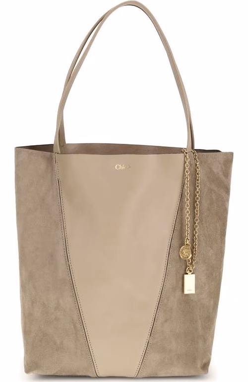 Chloé Beige Calf Leather Bos Taurus Shoulder Bag