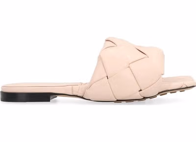 Multicolor Leather Flat Sandals