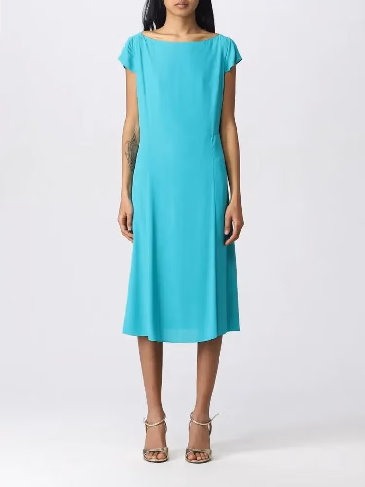 Patrizia Pepe Green Viscose Casual Dress