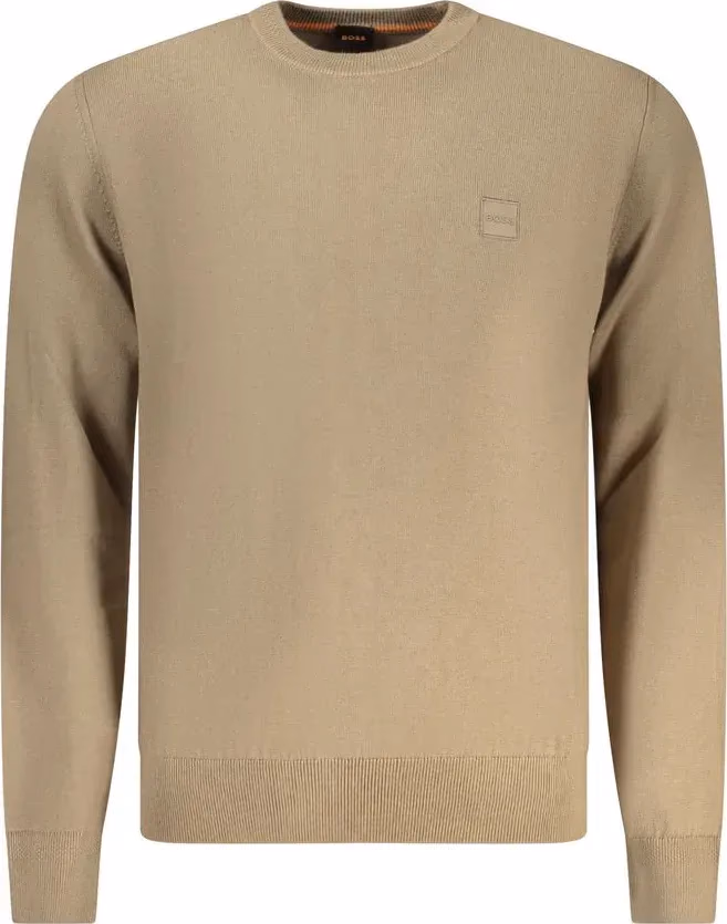 Hugo Boss Marrone Cotton Men Sweater
