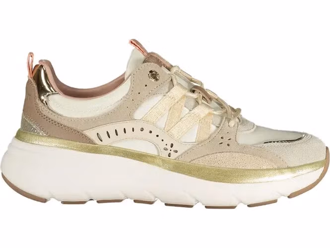 Twinset Beige Polyurethane Women Sneaker