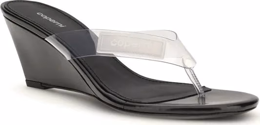 Coperni Black Pvc Flip-Flop Sandals