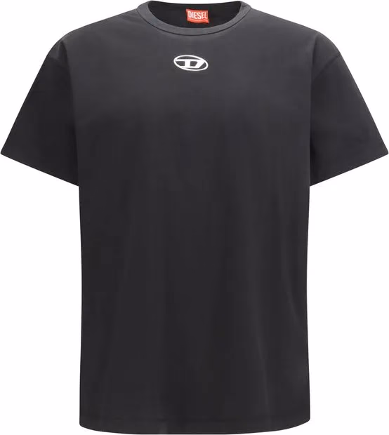 Diesel Black Cotton T-Shirt