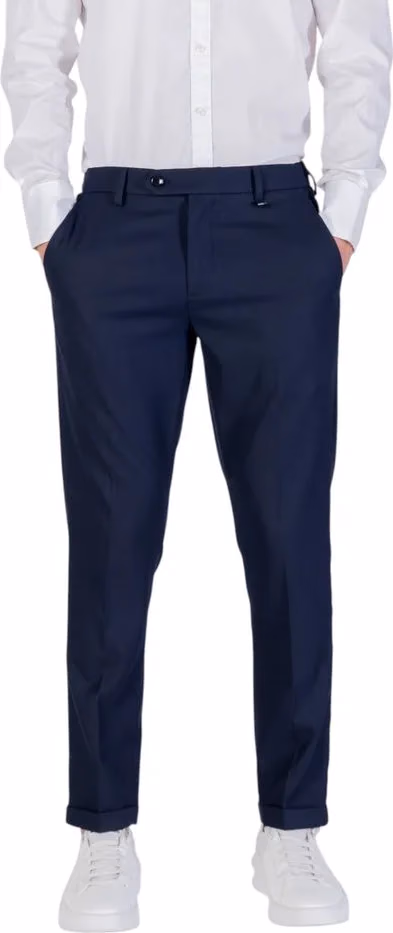 Antony Morato Blue Polyester Skinny Pants