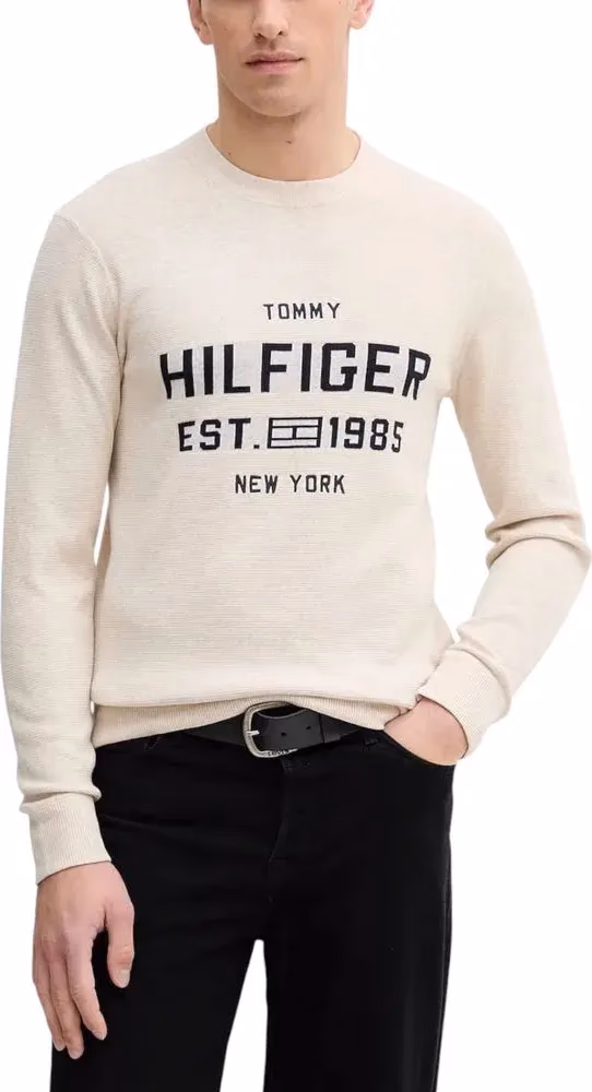 Tommy Hilfiger Beige Organic Cotton Sweatshirt