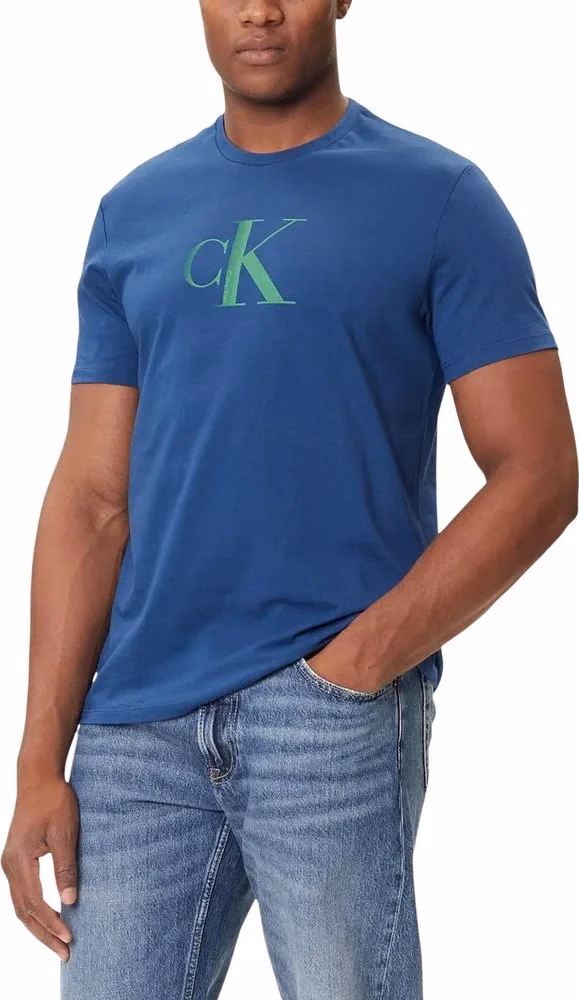 Calvin Klein Jeans Blue Cotton T-Shirt