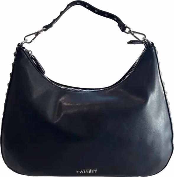 Twinset Black PU Women Shoulder Bag