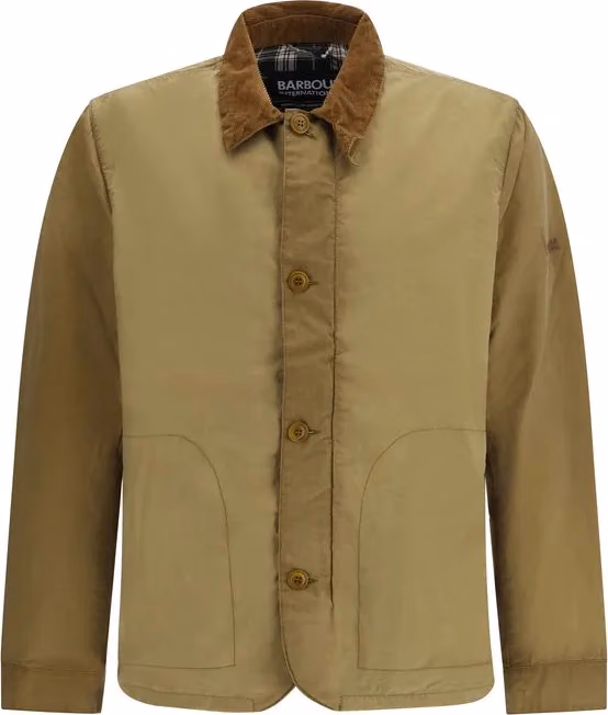Barbour International Beige Cotton Coat