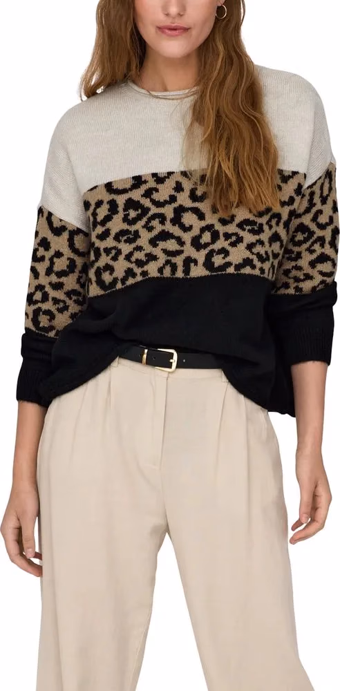 Only Bicolor Marabou Sweatshirt
