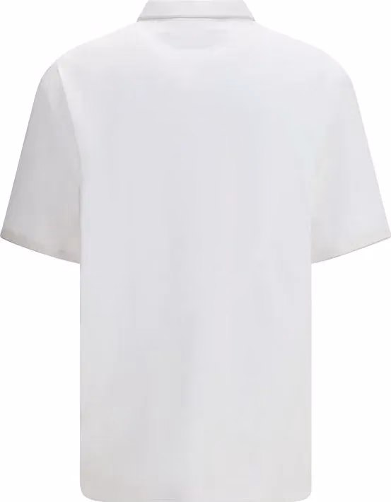 Brunello Cucinelli White Cotton Polo Shirt