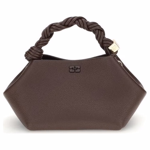Ganni Brown Recycled Polyester Handbag