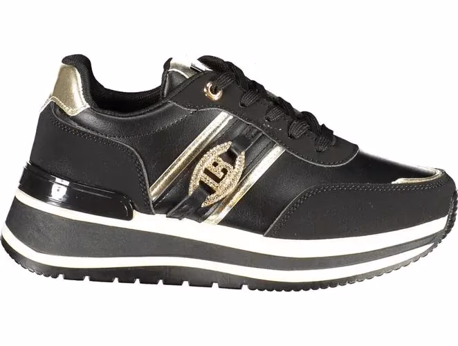 Laura Biagiotti Black Polyurethane Women Sneaker