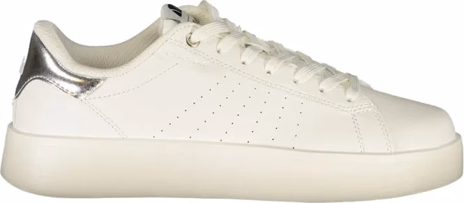 Ellesse White Polyurethane Women Sneaker
