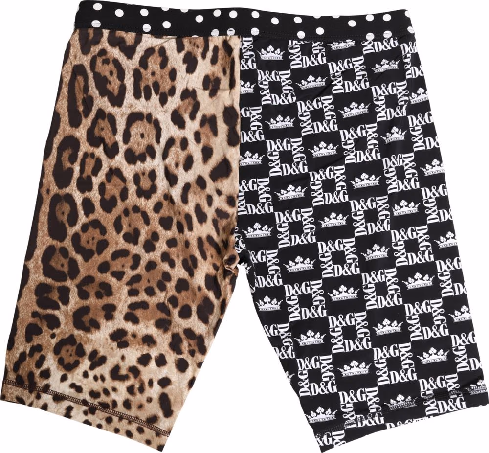 Dolce & Gabbana Multicolor Patterned Cycling Bike Shorts Underwear