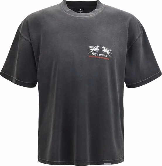 Represent Gray Cotton T-Shirt