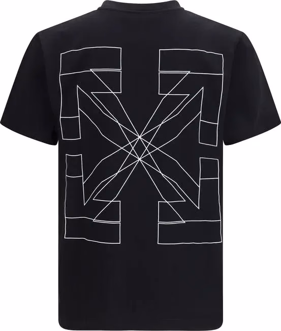 Off-White Black Cotton T-Shirt
