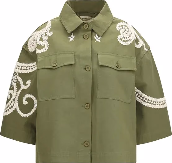 Max Mara Bicolor Cotton Coat