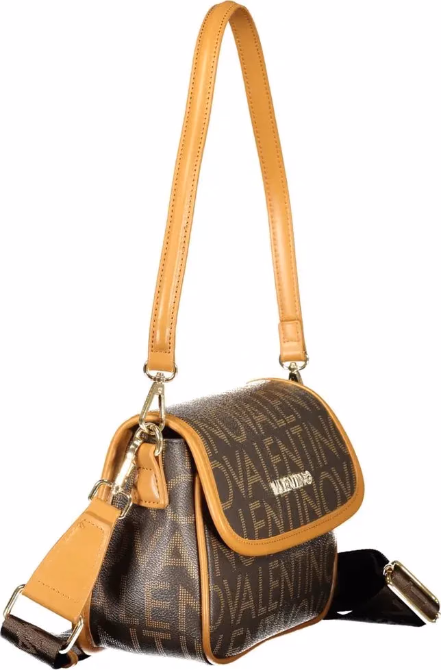 Mario Valentino Brown Polyurethane Women's Bag