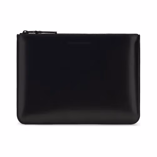 Comme Des Garçons Black Calf Leather Bos Taurus Wallet