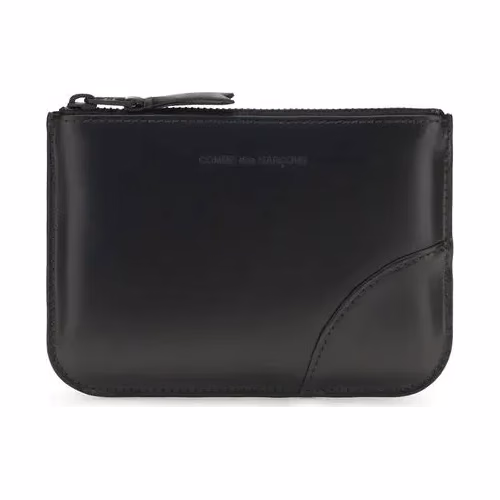 Comme Des Garçons Black Calf Leather Bos Taurus Wallet