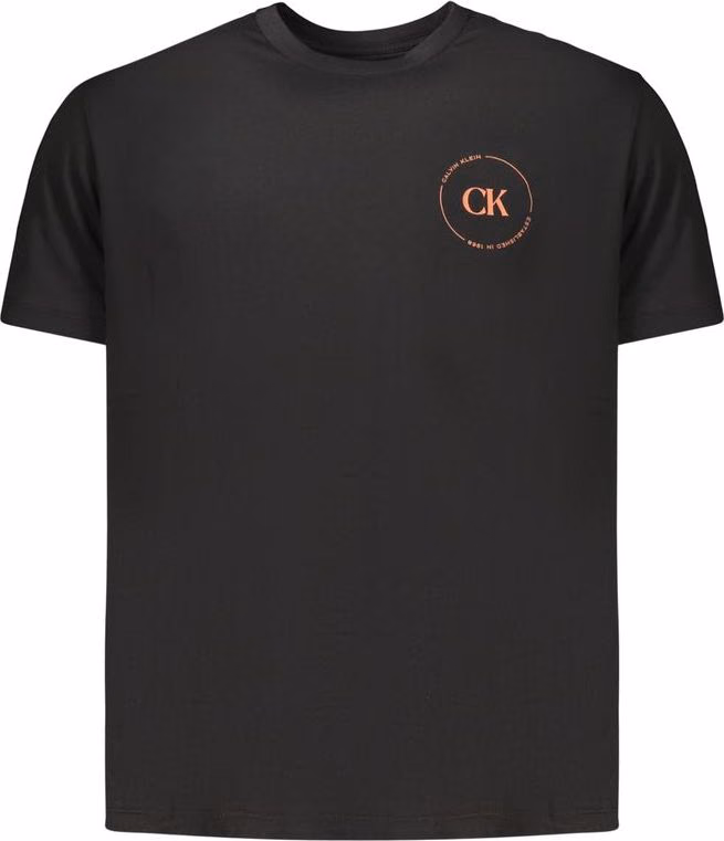 Calvin Klein Black Cotton Men's T-Shirt