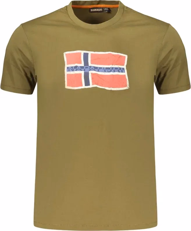 Napapijri Verde Cotton Men's T-Shirt