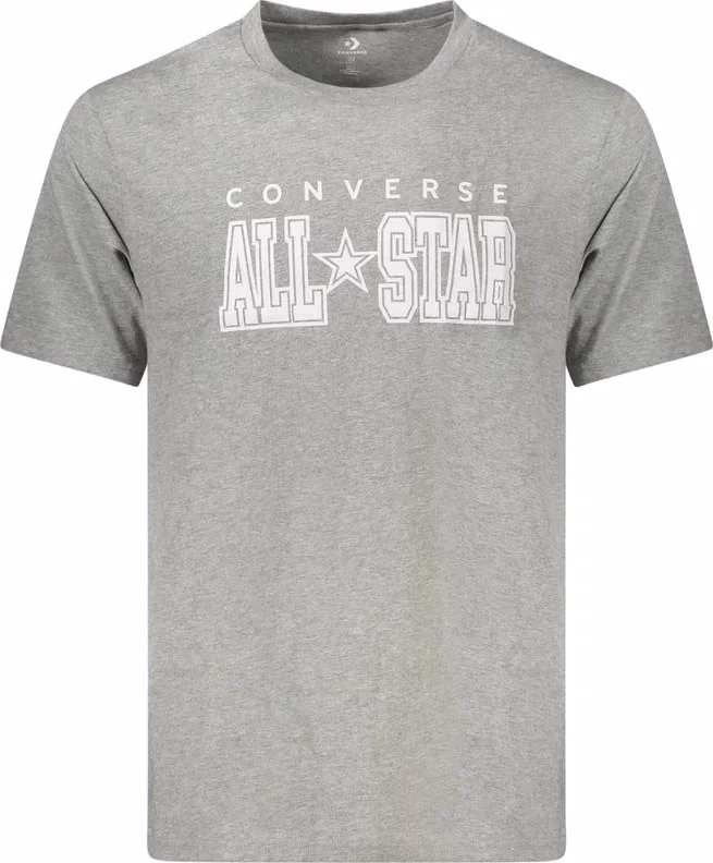 Converse Gray Cotton Men's T-Shirt