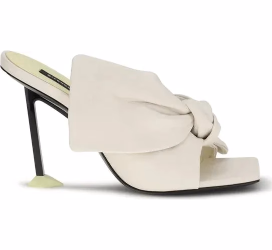 Givenchy White Lamb Ovis Aries Aries Mules
