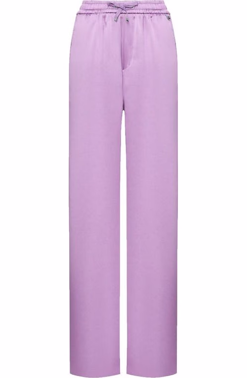 Herno Purple Polyester Casual Pants