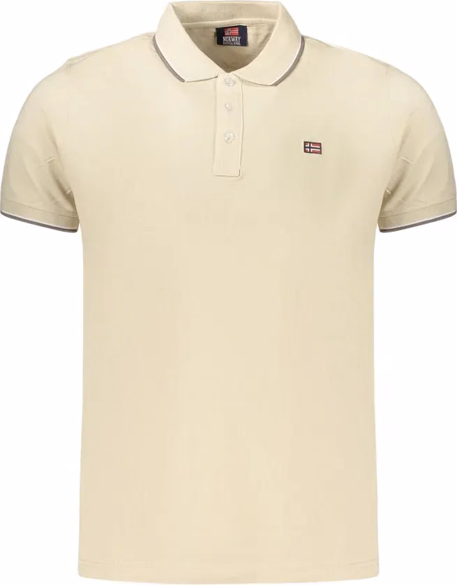 Norway 1963 Beige Cotton Men's Polo