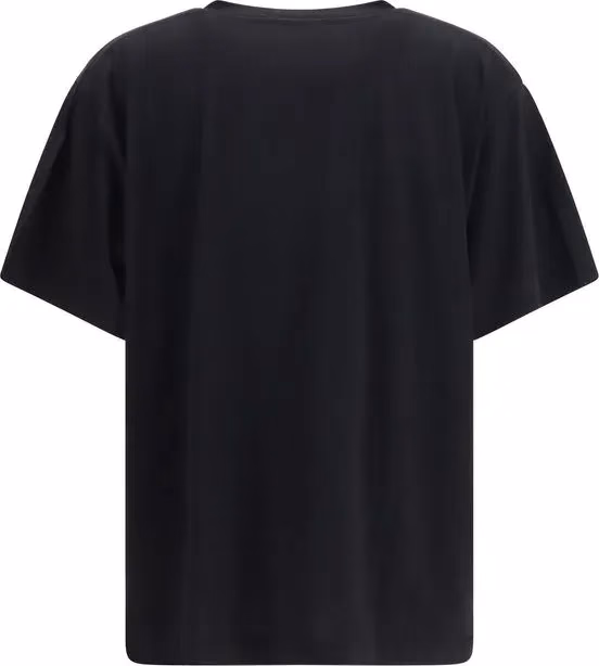 Khaite Black Cotton T-Shirt