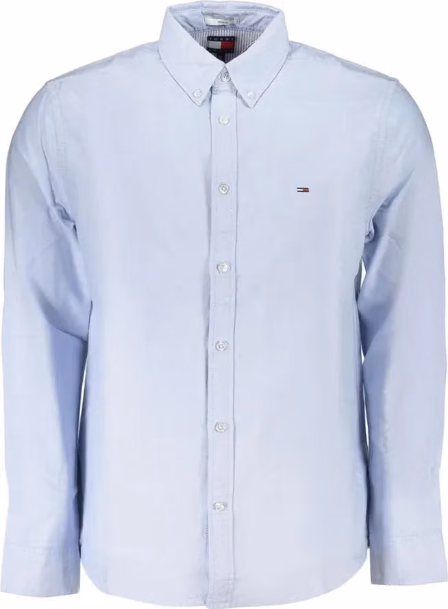 Tommy Hilfiger Azzurro Cotton Men's Shirt