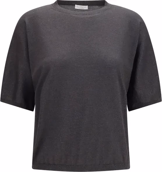 Brunello Cucinelli Gray Cashmere Sweater