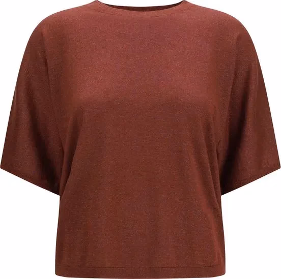 Brunello Cucinelli Bordeaux Cashmere Sweatshirt