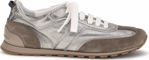 Brunello Cucinelli Multicolor Calf Leather Bos Taurus Athletic Sneakers