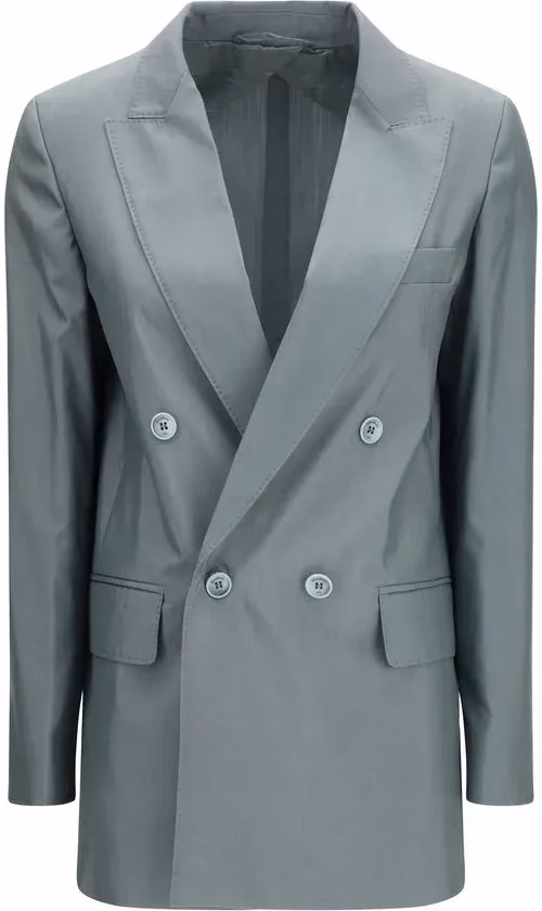 Max Mara Bicolor Wool Oves Aries Blazer