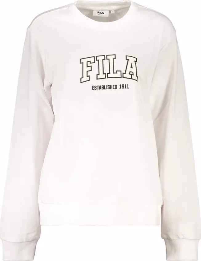 Fila White Cotton Women's Sweatshirt