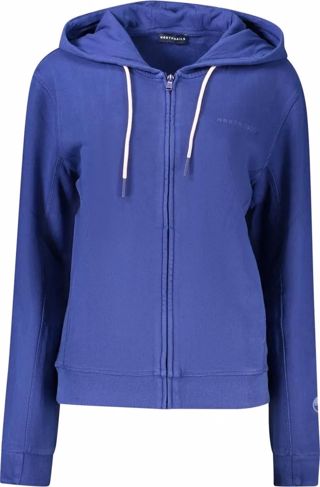 North Sails Blue Cotton Women's Hoodie